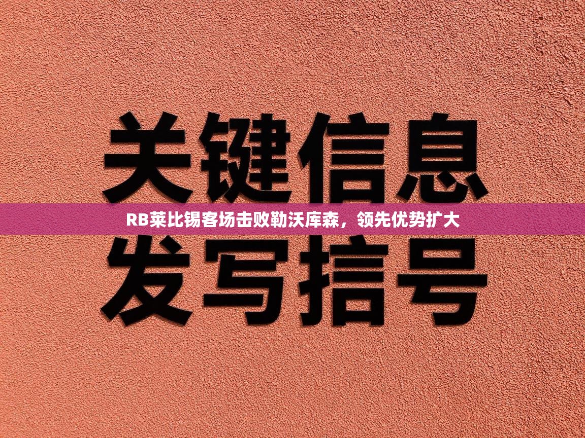 RB莱比锡客场击败勒沃库森，领先优势扩大  第2张